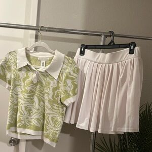 2 Piece Tennis Outfit